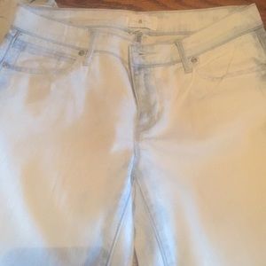 Lou & Gray Acid washed jeans..almost white